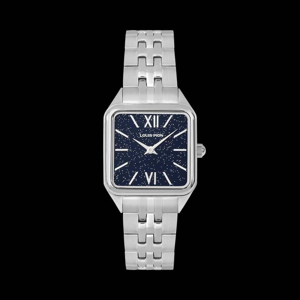 Louis Pion Montre quartz Femme Sienna Bleu foncé