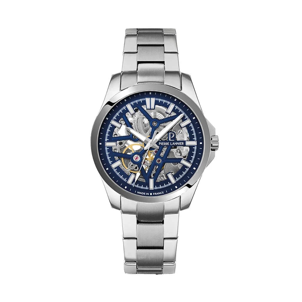 Pierre Lannier Montre Pierre Lannier Lannier Skeletom Bleu