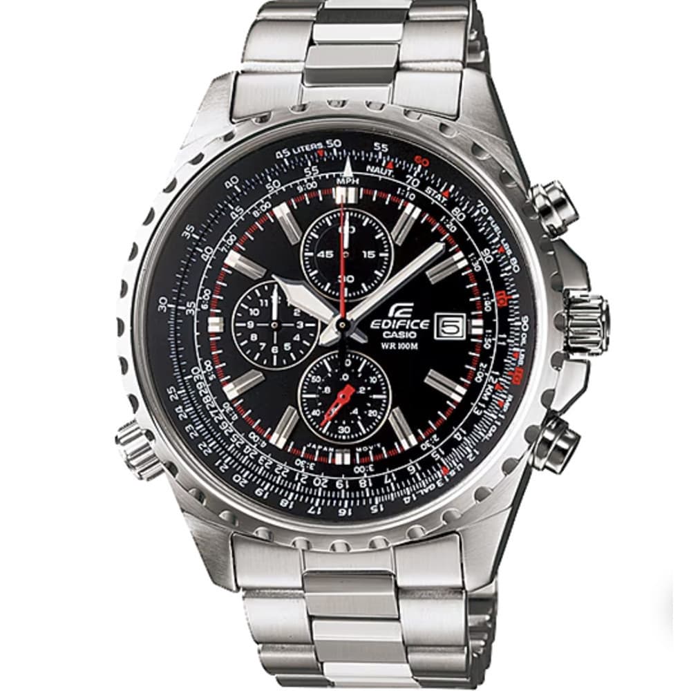 Casio Edifice — cadran noir