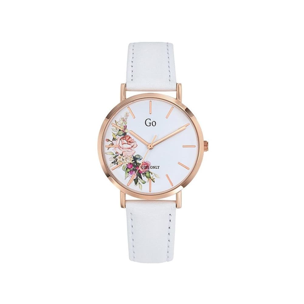 GO Mademoiselle Montre GO Mademoiselle en Cuir Blanc