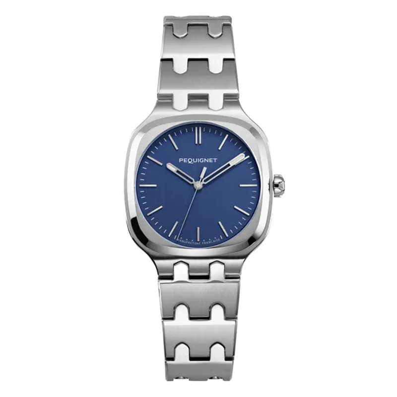 Pequignet Montre Concorde Bleu Marine 30mm 9042473