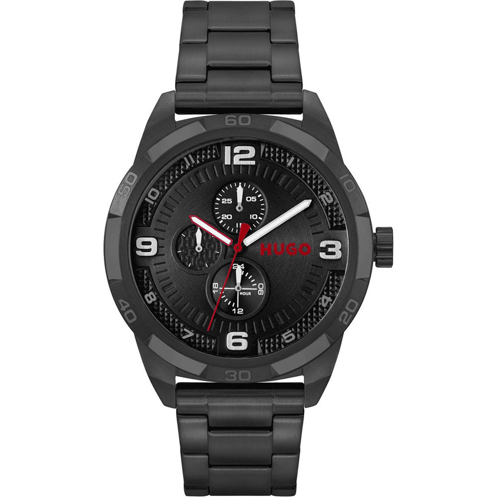 Hugo Montre Hugo Collection #Grip en Métal Noir