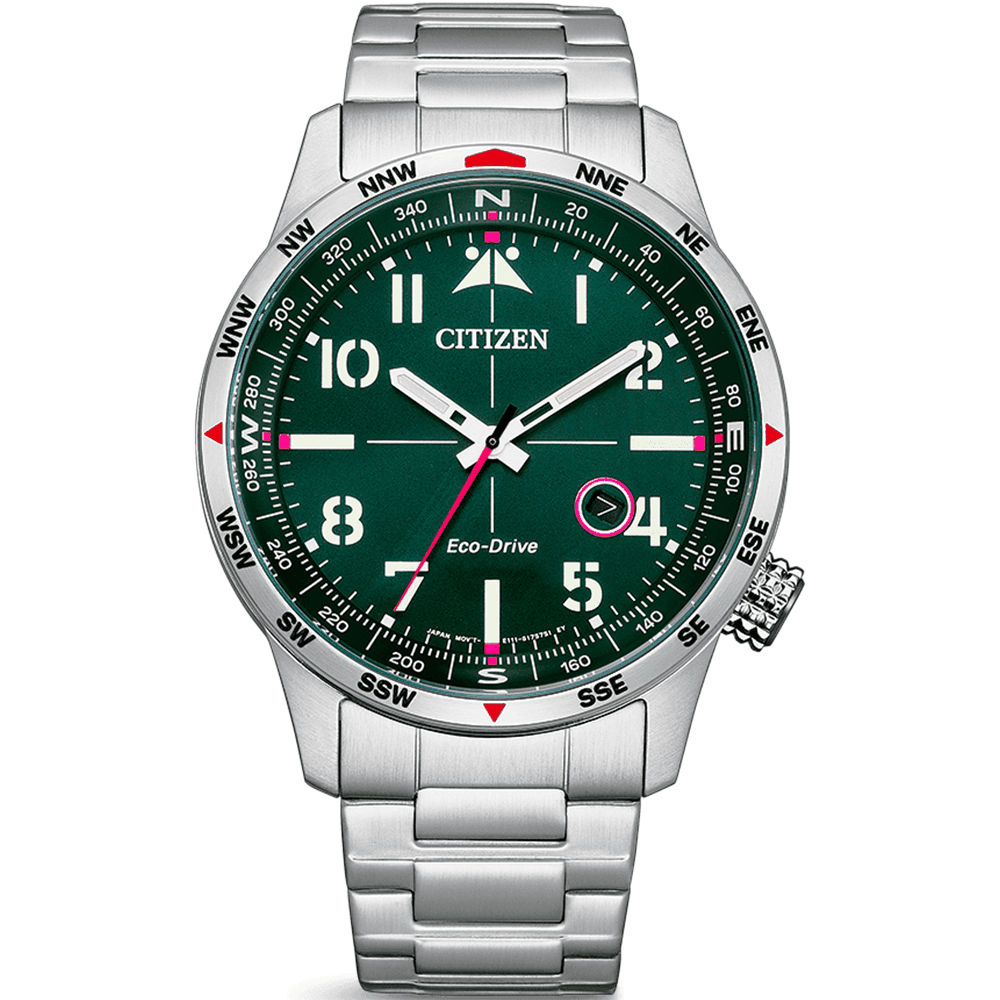 Citizen Montre Citizen Collection Pilote en Métal Argenté