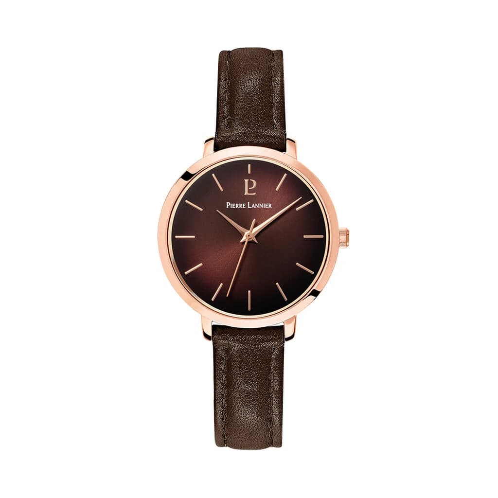 Pierre Lannier Montre Femme Pierre Lannier Cuir véritable Marron 038J984