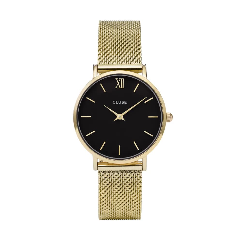 Cluse Montre quartz Femme Minuit Noir