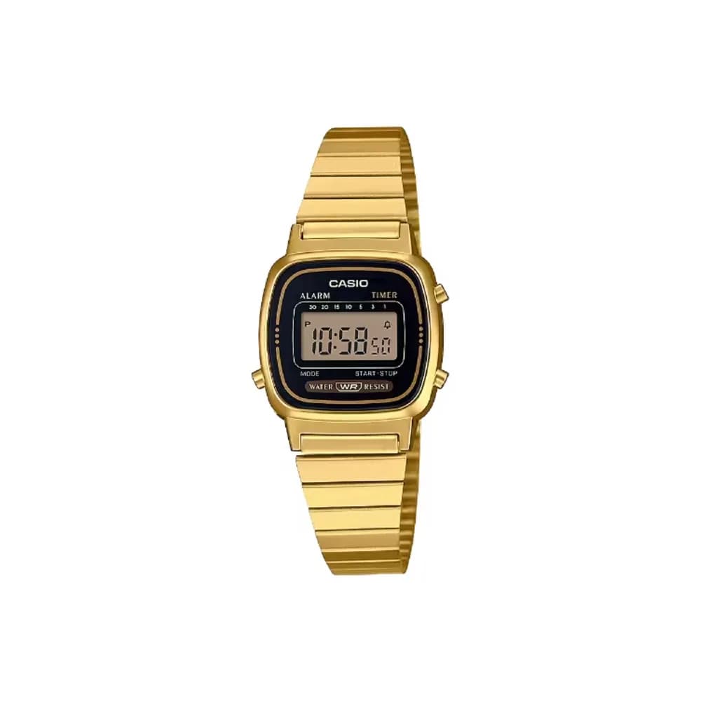 Casio Montre Femme CASIO en Acier Jaune Etanche