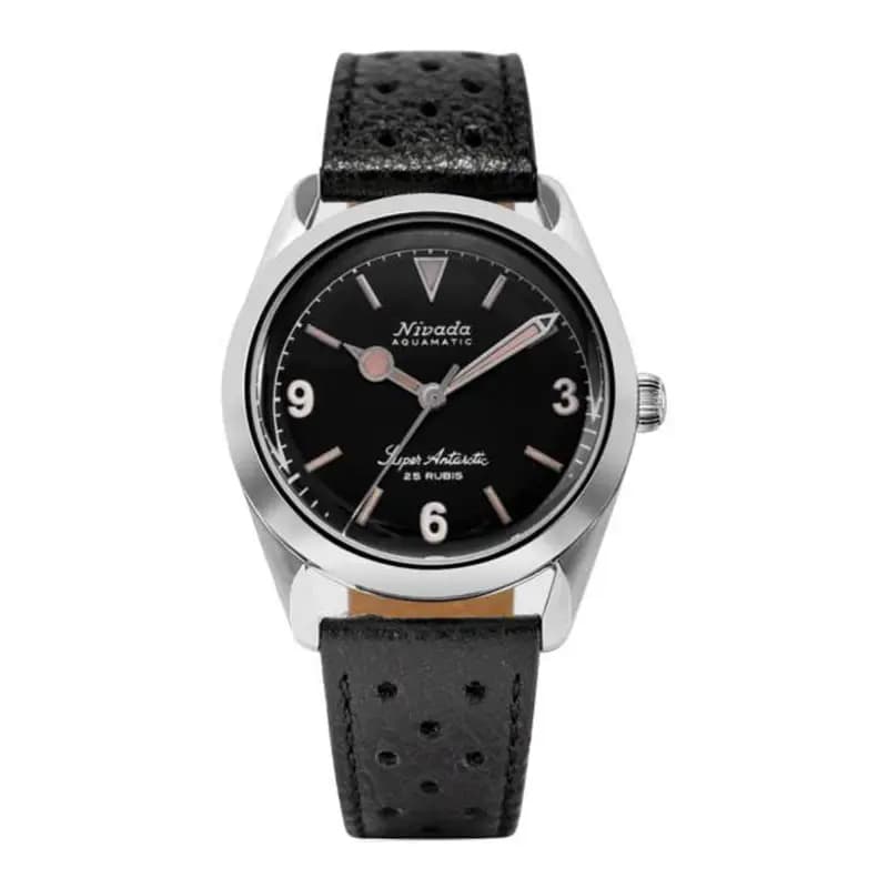 Nivada Grenchen Montre Super Antarctic 3.6.9 Noir