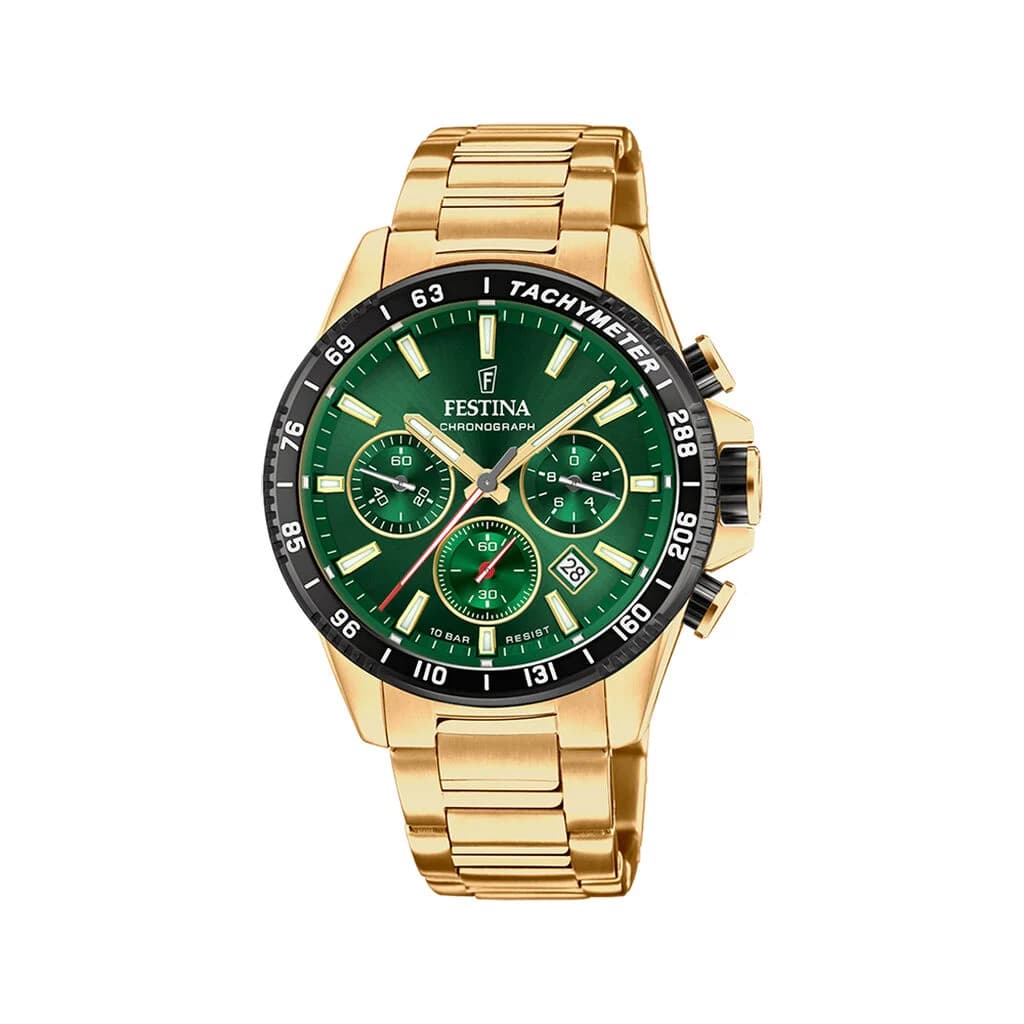 Festina Montre Festina Timeless Chrono 45-2 Vert