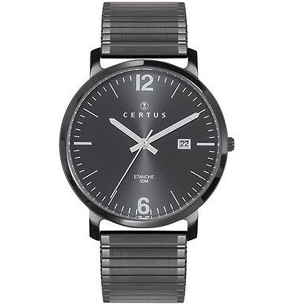 Certus Montre Certus en Métal Noir