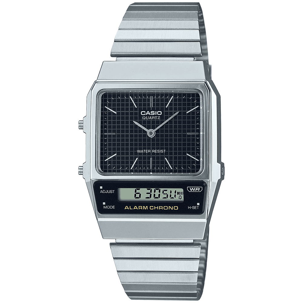 Casio Vintage — boîtier résine/chromé