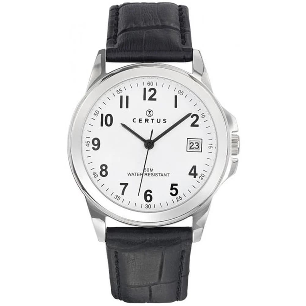 Certus Montre Certus en Cuir Noir