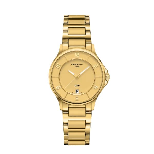 Certina Montre Certina DS-6 Lady Quartz Cadran Jaune