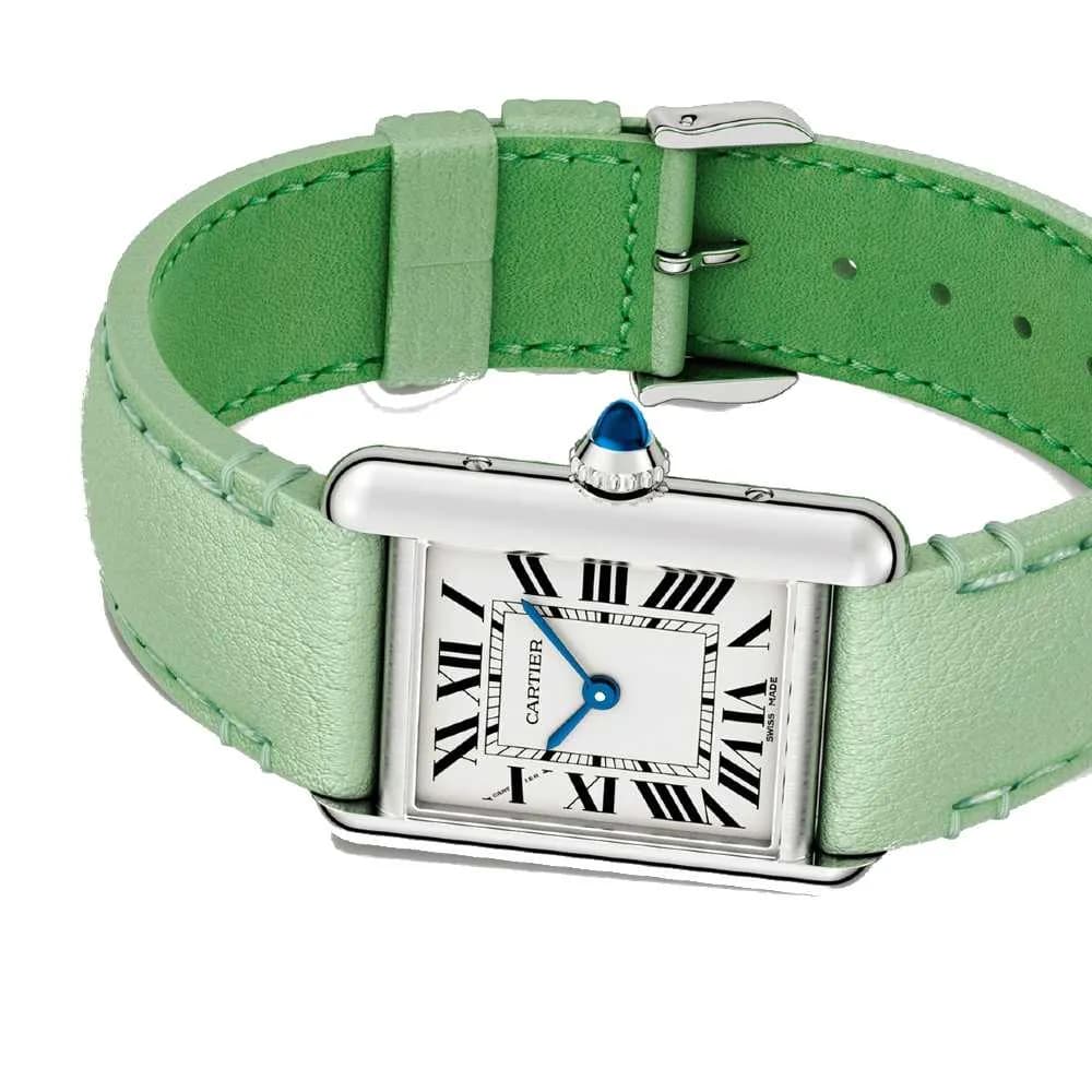 Cartier Tank Must — bracelet vert