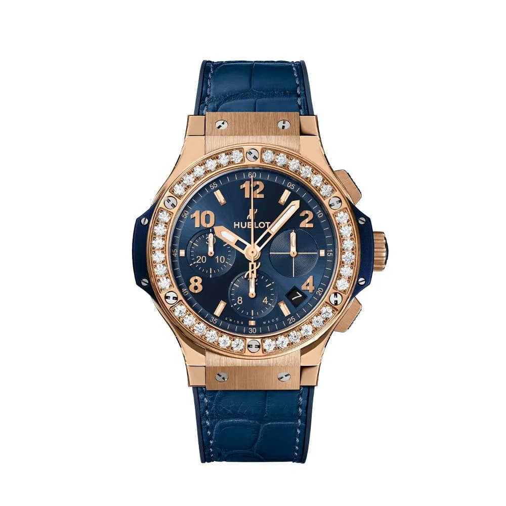 Hublot Gold Blue Diamonds