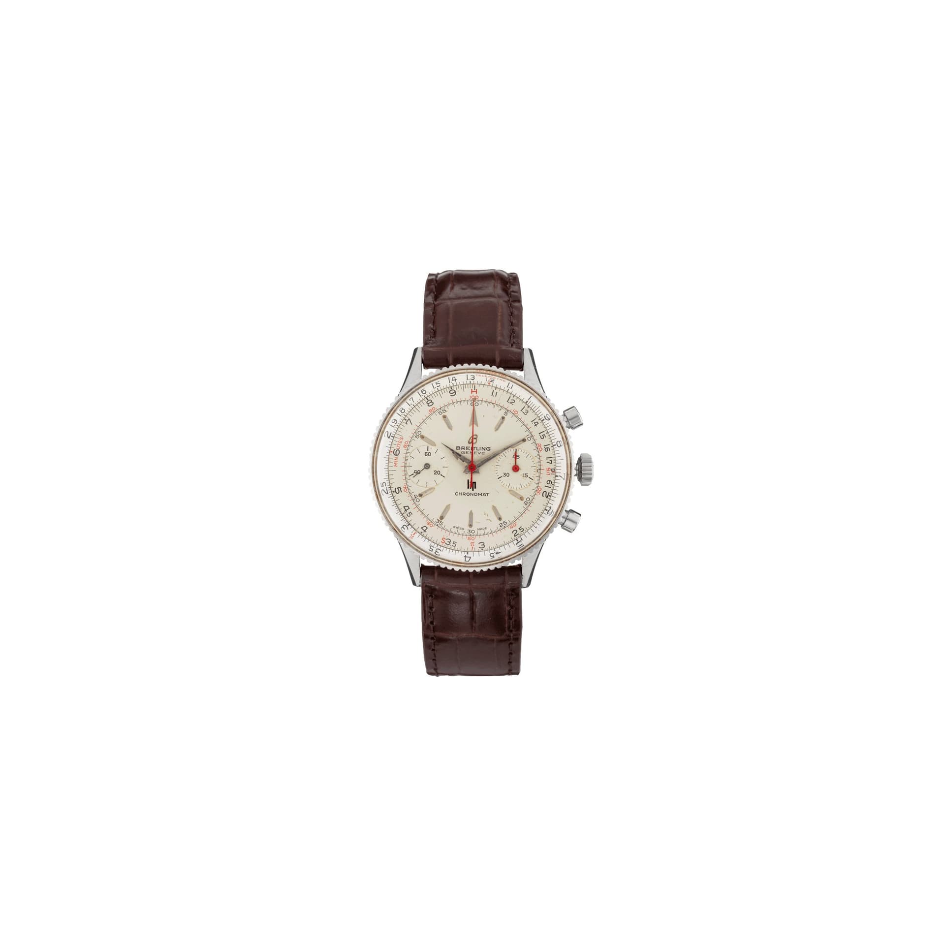 Breitling Montre Breitling LIP Chronomat 38 mm 1960s Ref. 808 Full Set