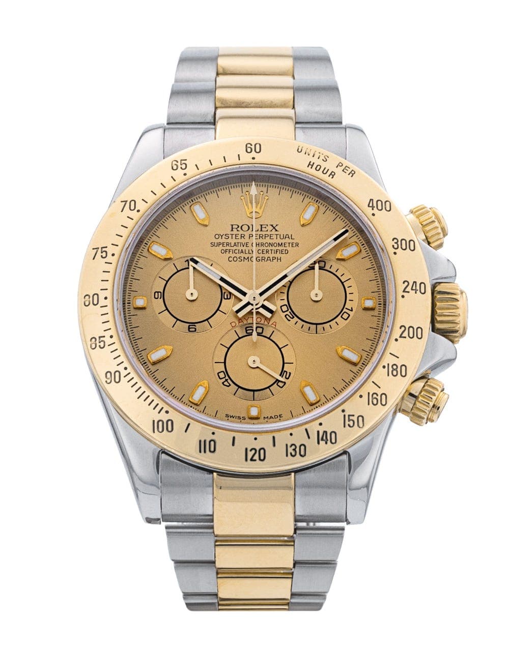 Rolex Cosmograph Daytona — boîtier acier