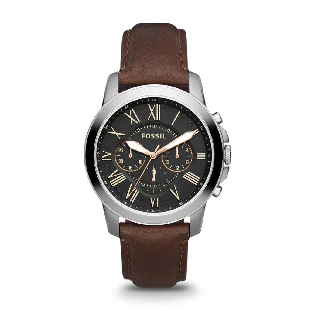 Fossil Grant — cadran noir