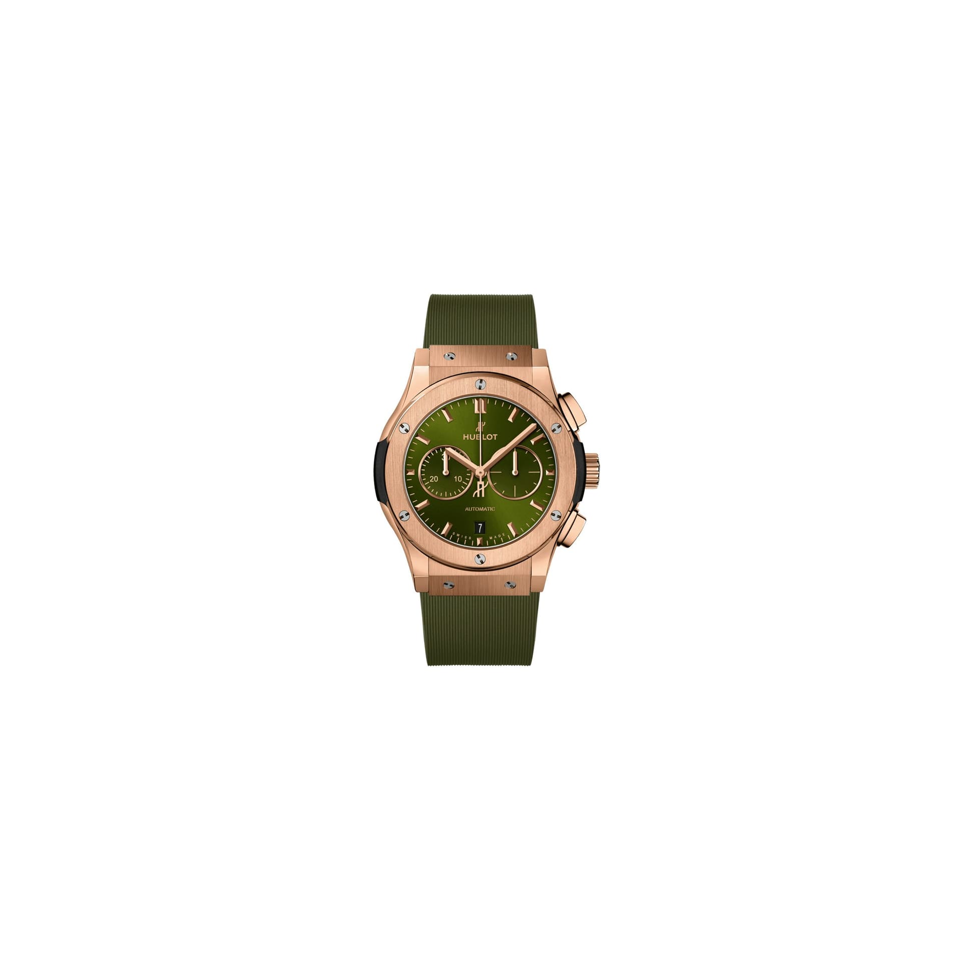 Hublot Chronograph King Gold Green