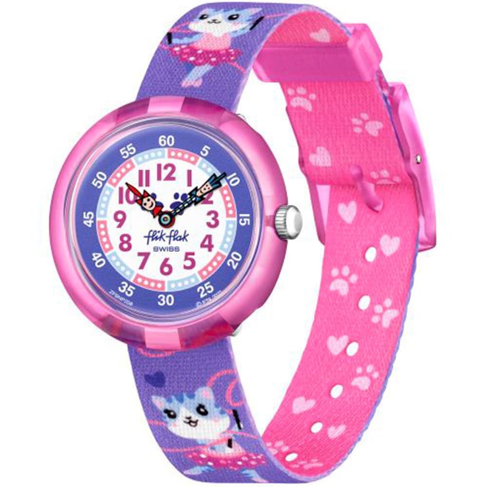 Flik Flak Montre Flik Flak Collection Sport Lovers en Biosource Violet