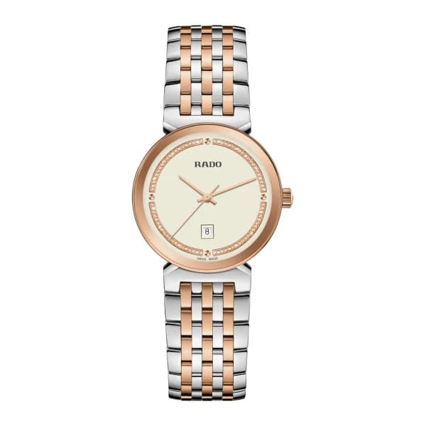 Rado Montre Rado Florence Bracelet Acier Or Rose 30mm