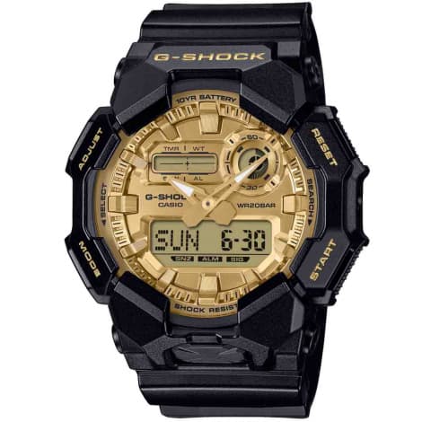 Casio Montre Gshock Classic - Série GA-010GGB - Dore Noir 55.1 X 51.9 Mm- GA-010GGB-1A9