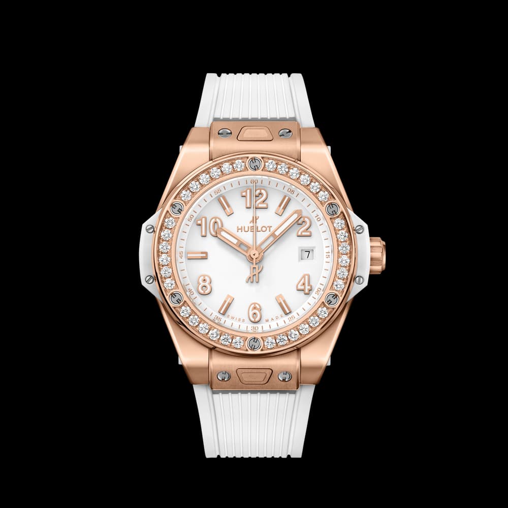 Hublot One Click King Gold White Diamonds