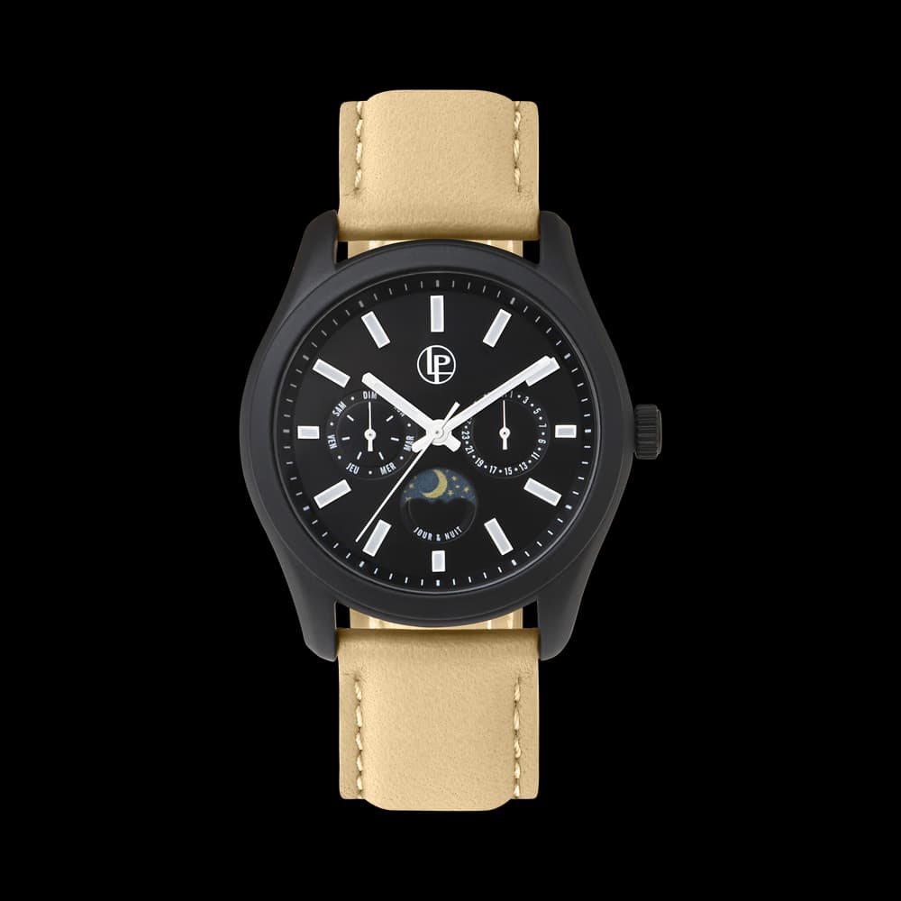Louis Pion Montre quartz Mixte Adrien Noir