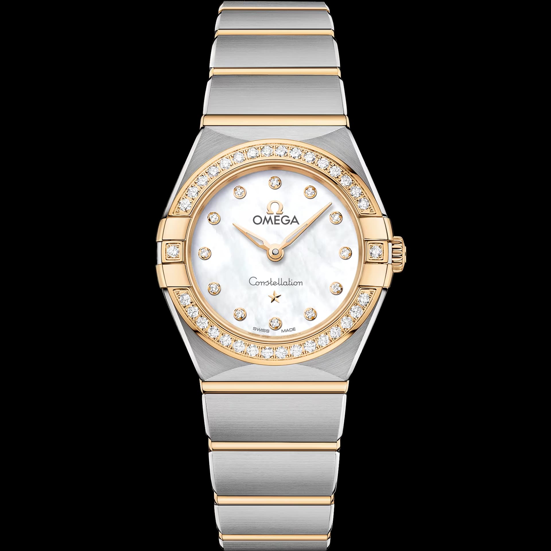 Omega Constellation 25 mm, acier - or jaune sur acier - or jaune