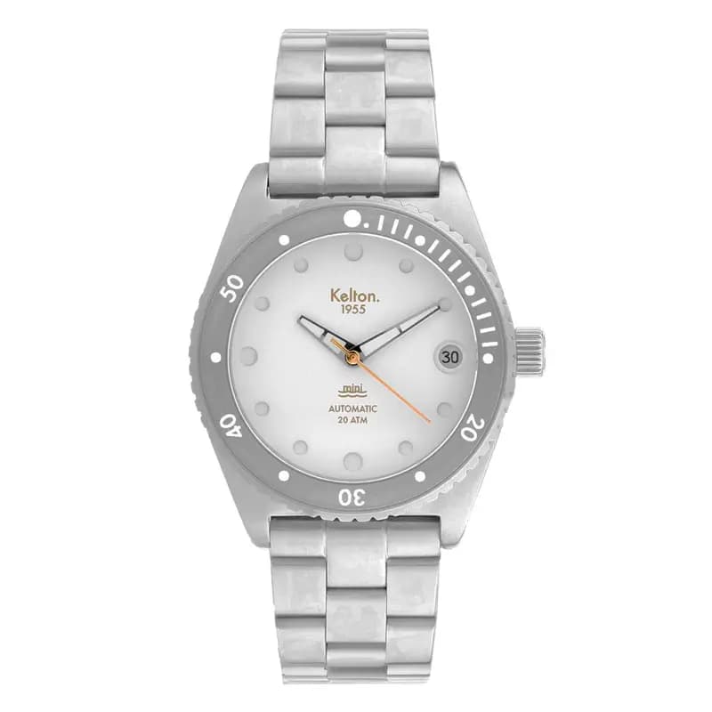 Kelton Montre 1955 Mini Blanche 9125222