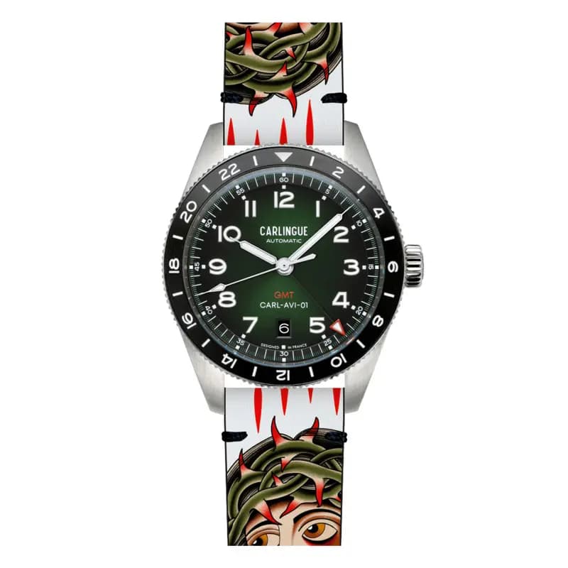 Carlingue Montre Aviation 01 Il Cristo Tattoo