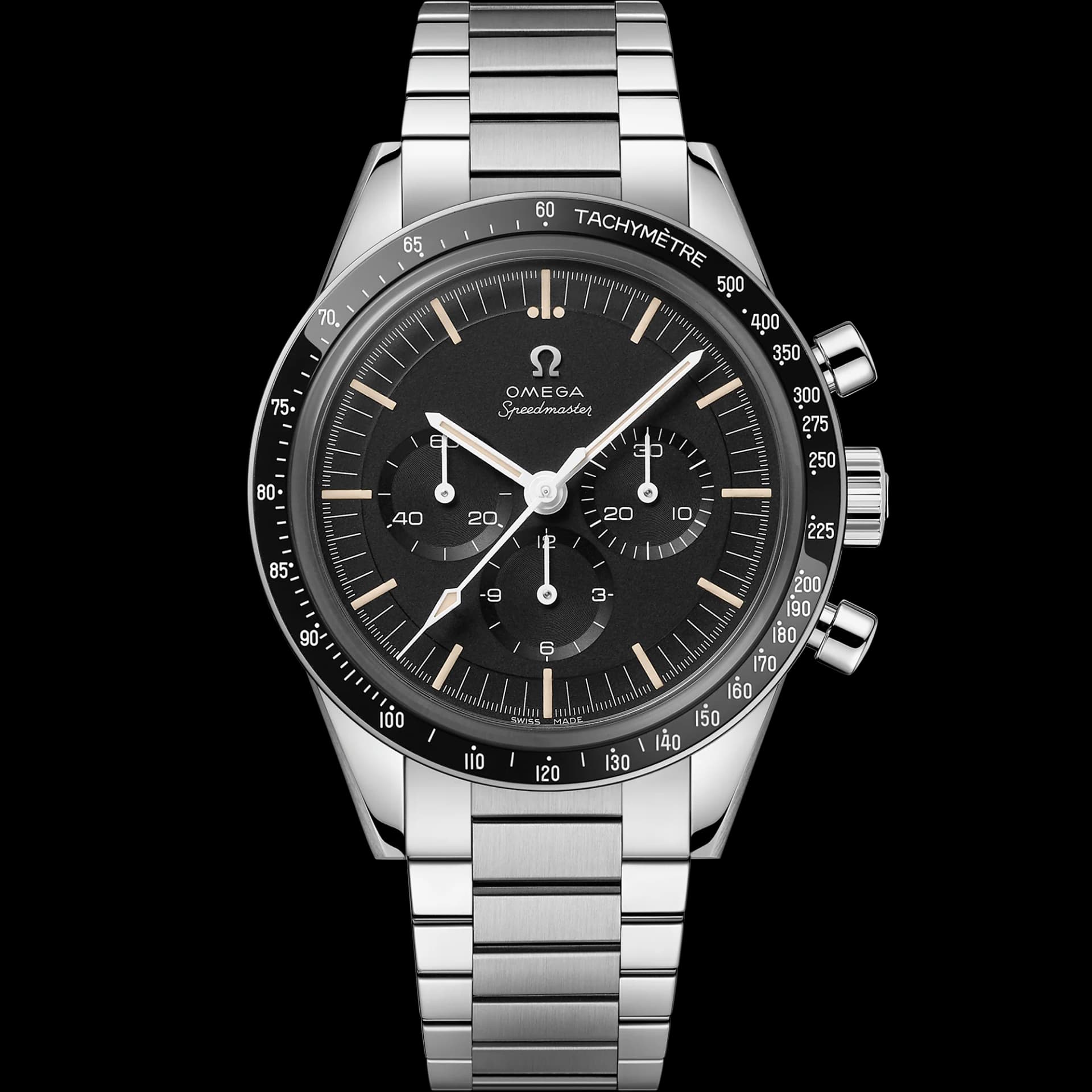 Omega Speedmaster Moonwatch 321 — cadran noir