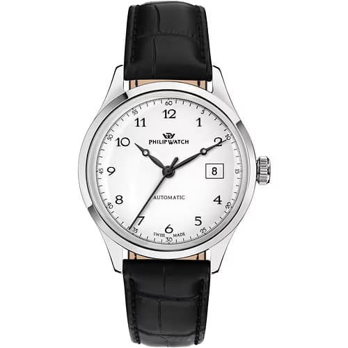 Philip Watch Montre Homme Philip Watch Cuir véritable Noir R8221225003