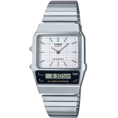 Casio Montre Casio Vintage - Série AQ-800 - Blanc - AQ-800E-7A
