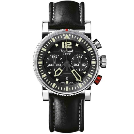 Hanhart Montre Hanhart Primus Pilot Noir Automatique diamètre 44 mm- 740.210-0020