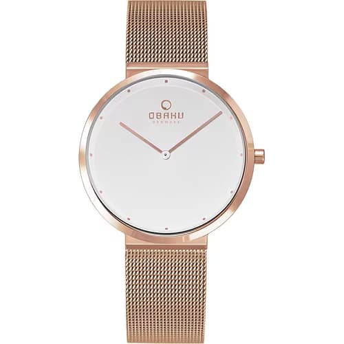 Obaku Montre Analogique Femme Obaku Acier Rose V230LXVWMV