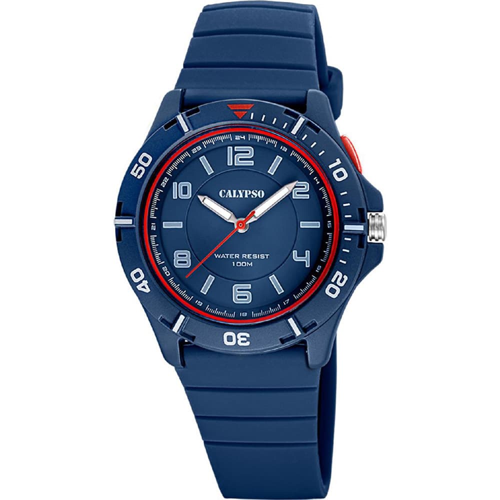 Calypso Montre Calypso en Silicone Bleu