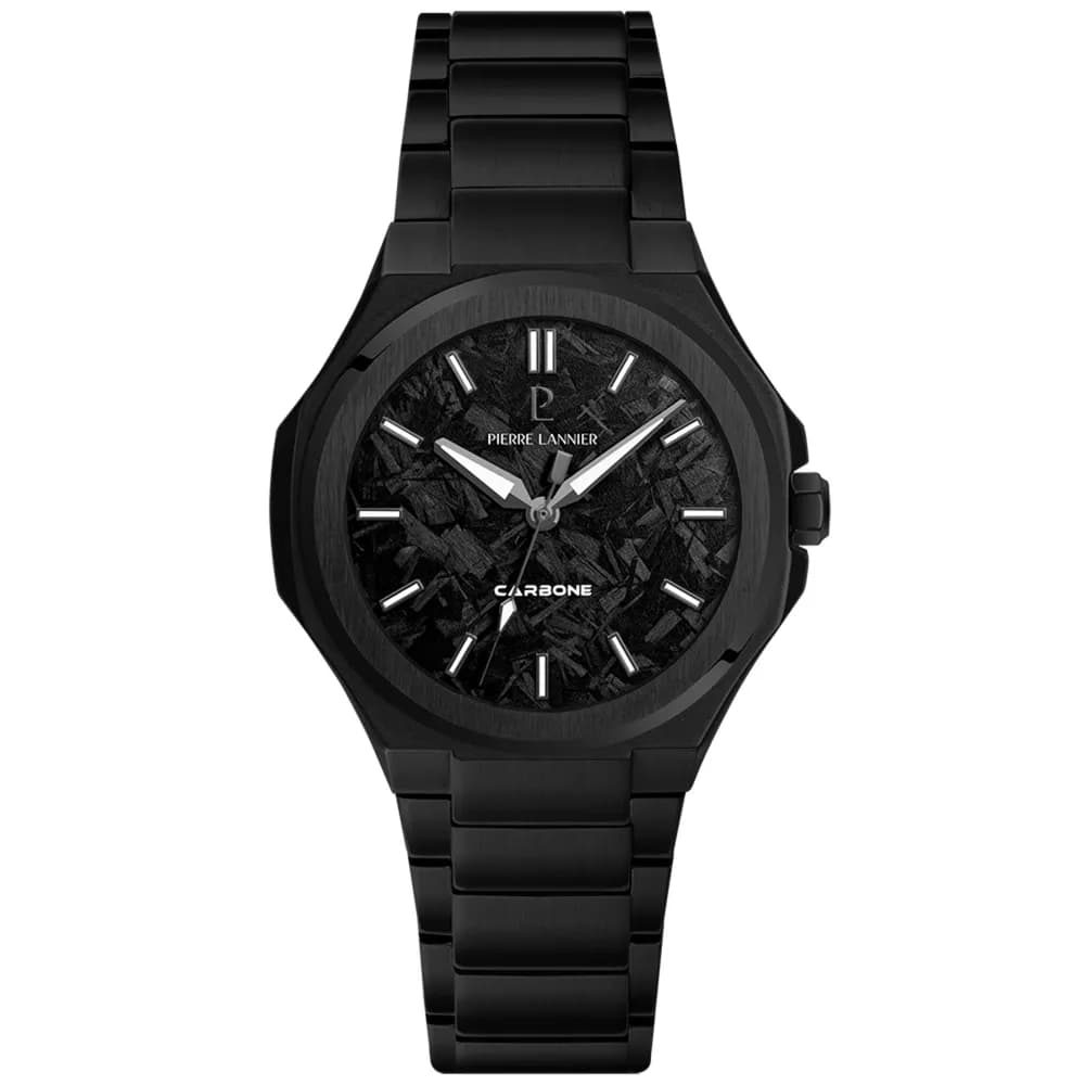Pierre Lannier Montre quartz Homme Graphite Noir