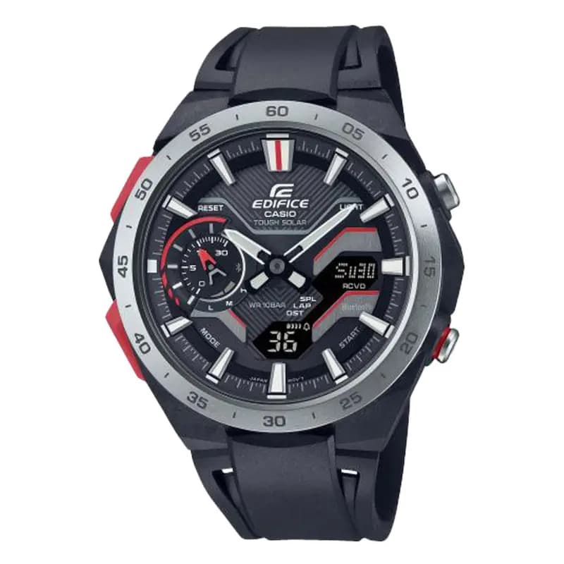 Casio Edifice Windflow ECB-2200P — bracelet caoutchouc