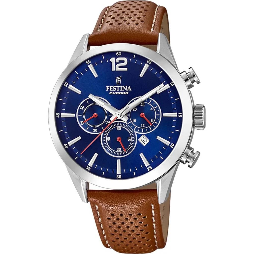 Festina Montre Festina Timeless Chronograph Bleu