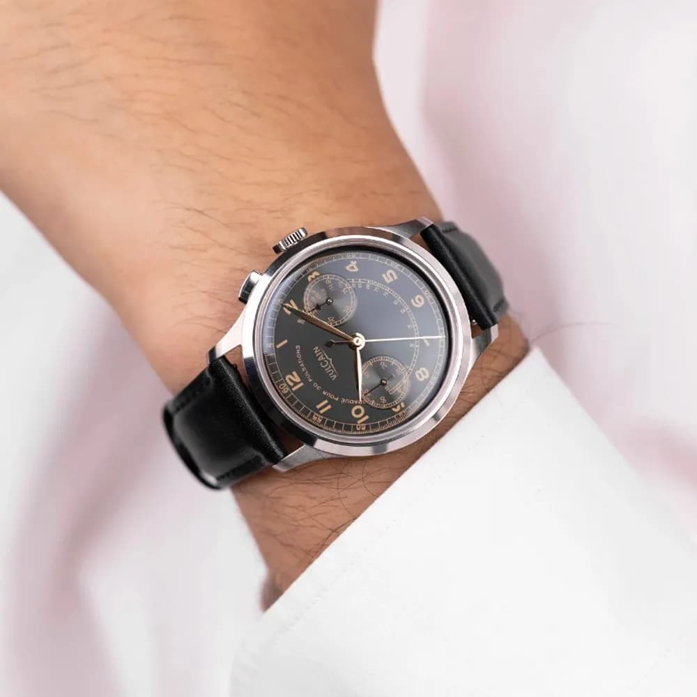 Vulcain Monopusher Heritage Black