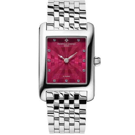 Frédérique Constant Montre Frédérique Constant Classics Ladies By Felipao Quartz Cadran Rose Bracelet Acier inoxydable - FC-200PI2C6B