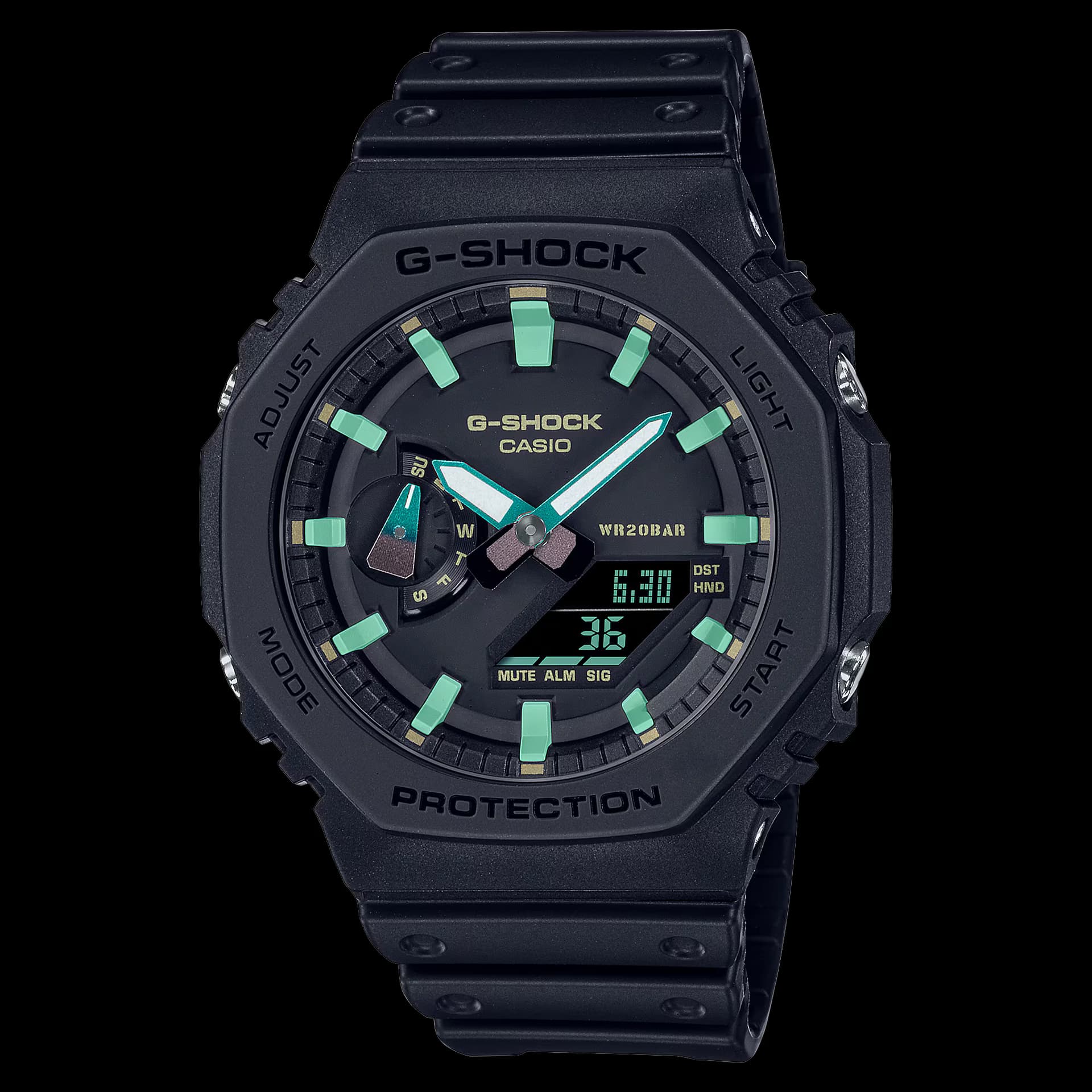 Casio GA-2100 Classic — boîtier noir