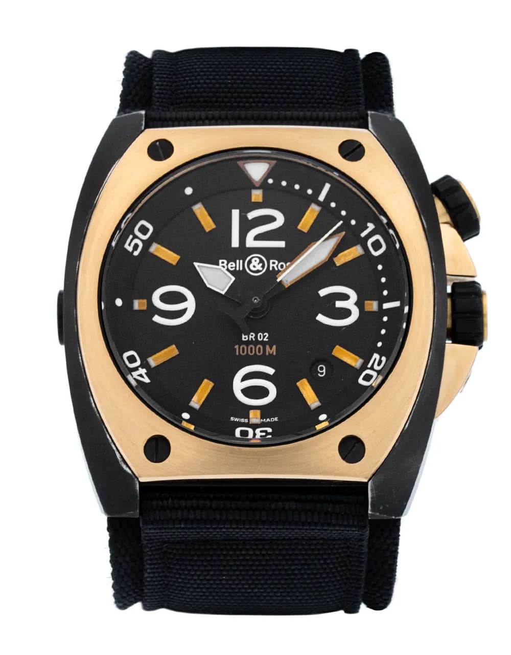 Bell & Ross Bell and Ross BR02 Pink Gold & Carbon
