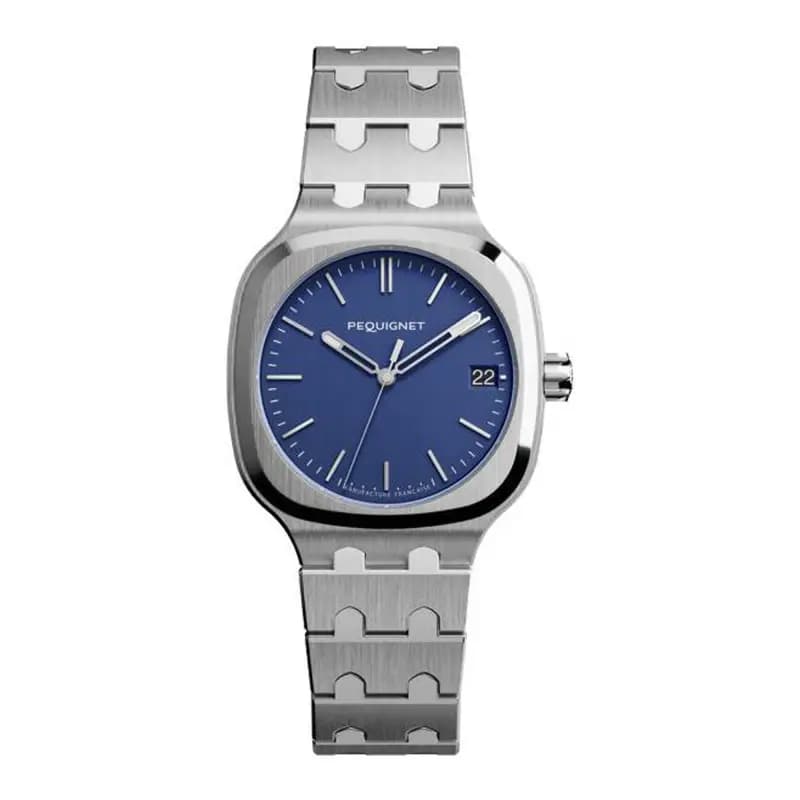 Pequignet Montre Concorde Bleu Marine 36mm 9046473