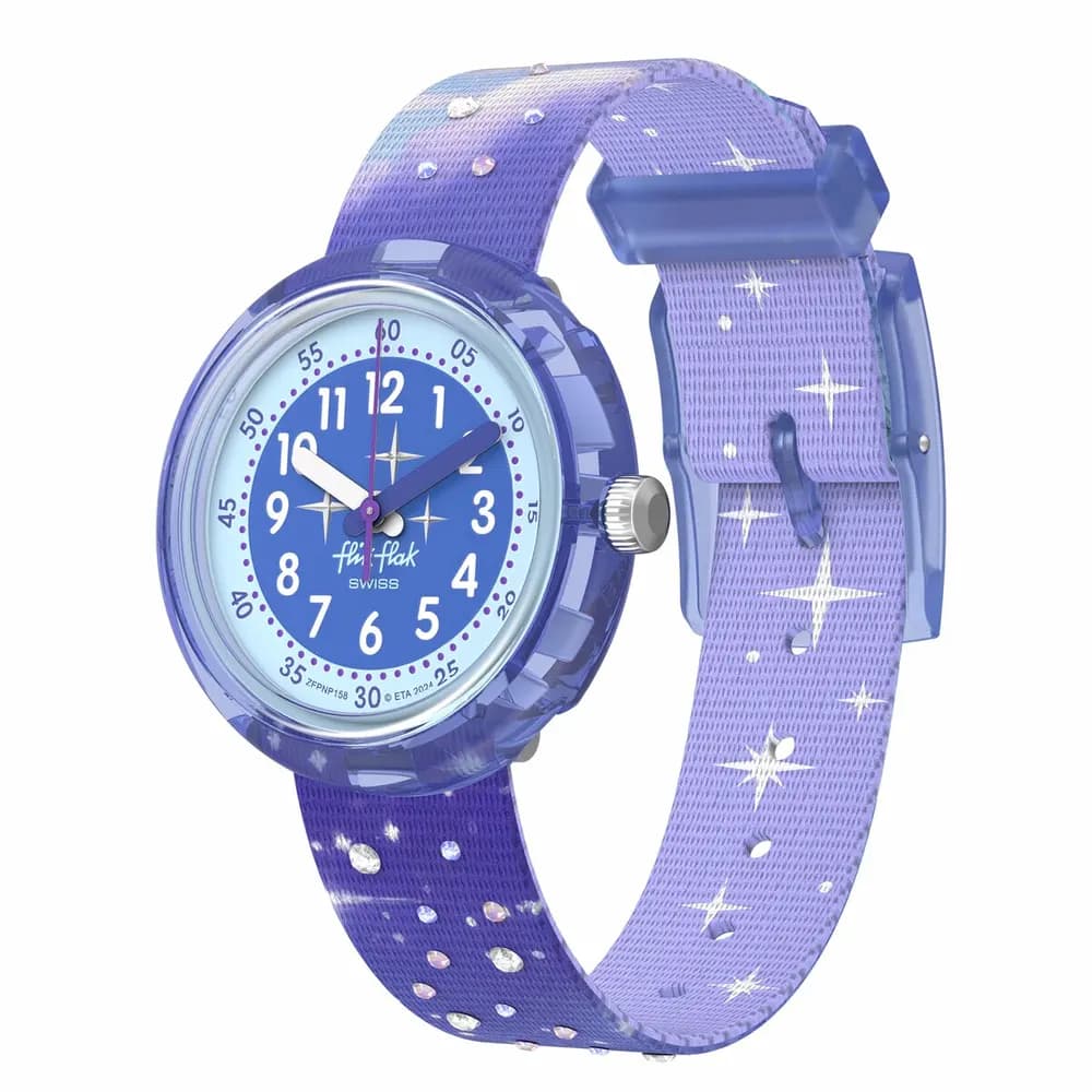 Flik Flak Montre quartz Fille Mystic land Violet, Bleu