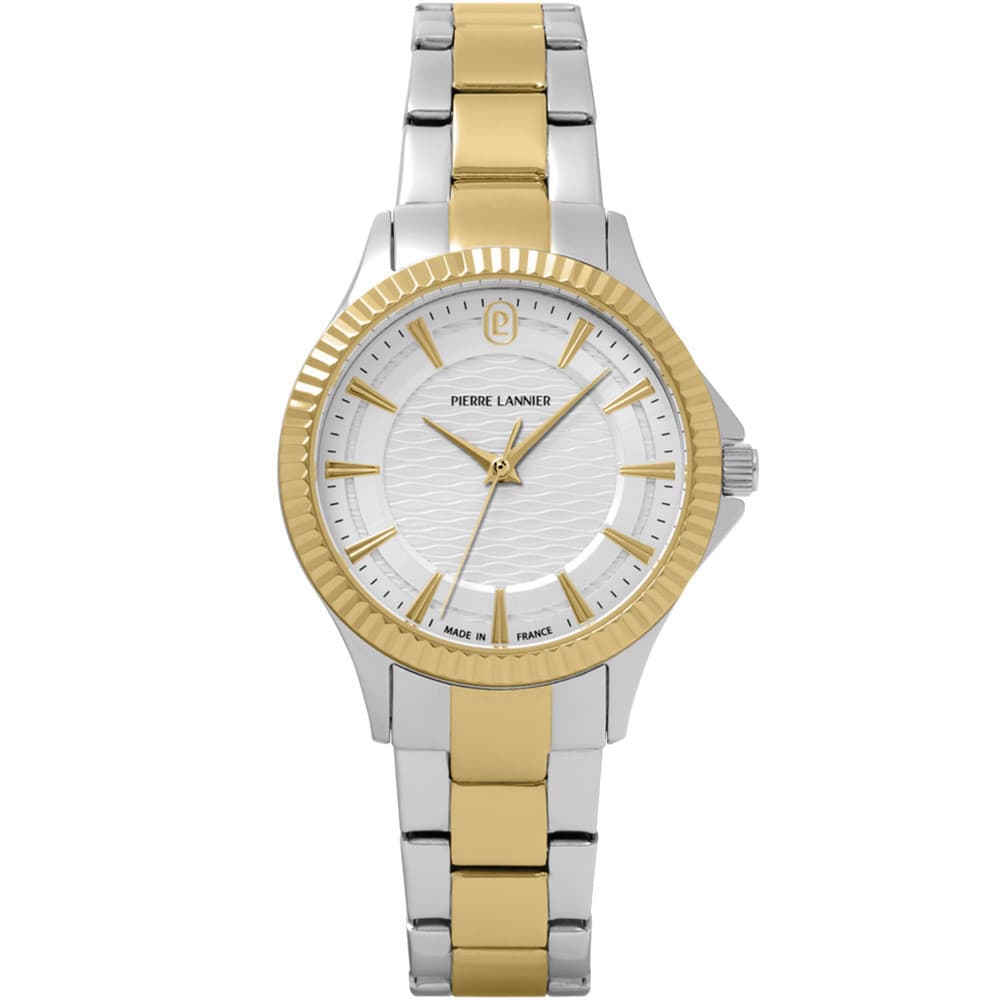 Pierre Lannier Montre Pierre Lannier Collection Metropolitain en Acier et PVD Bicolore