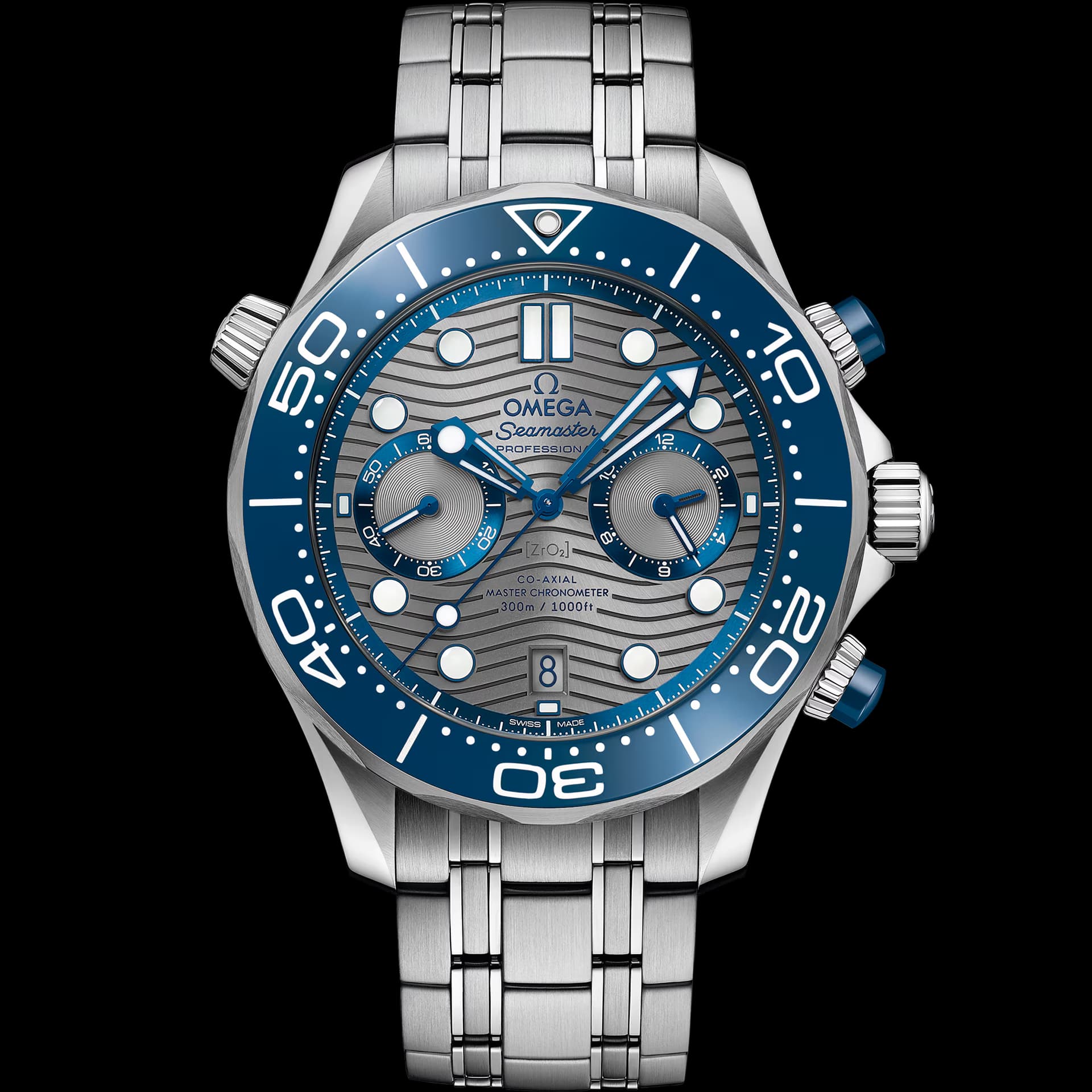 Omega Seamaster Diver 300M — cadran gris