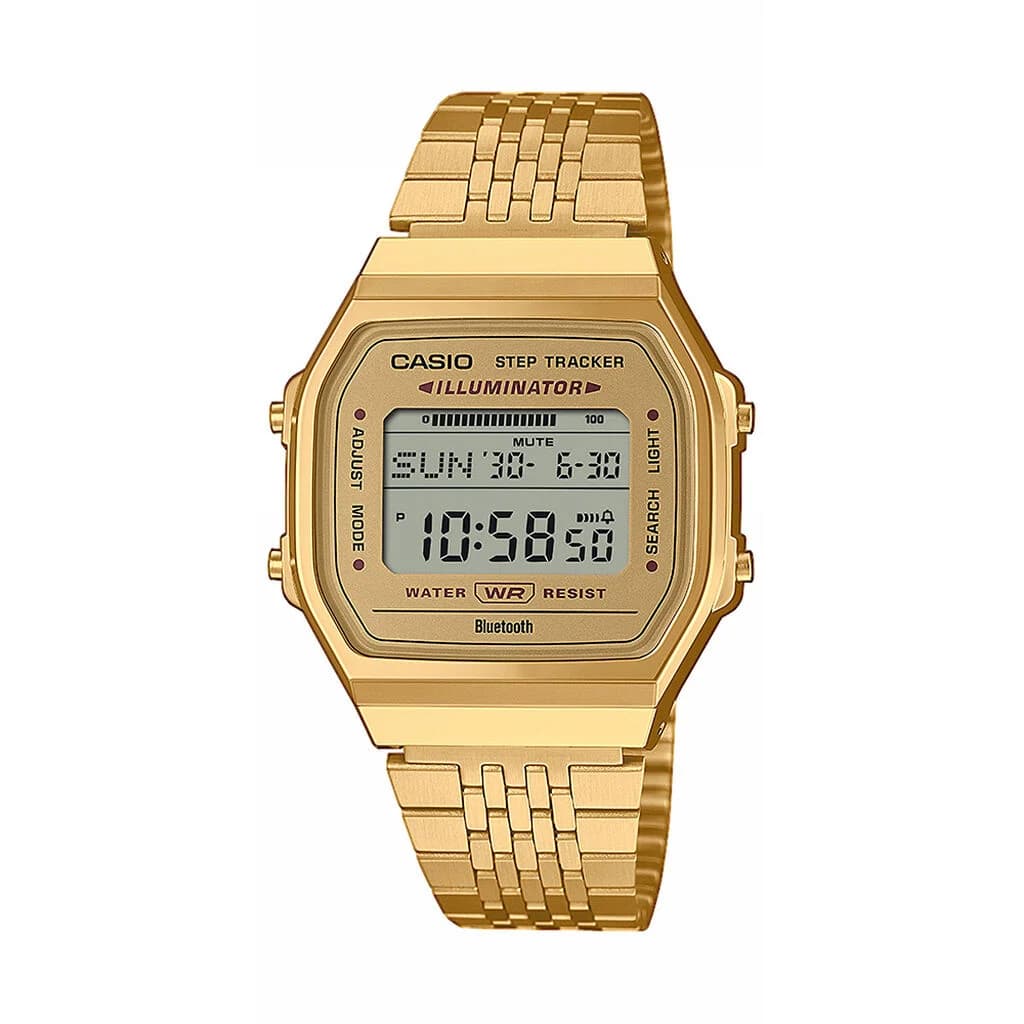 Casio ABL-100 — boîtier octogonal doré