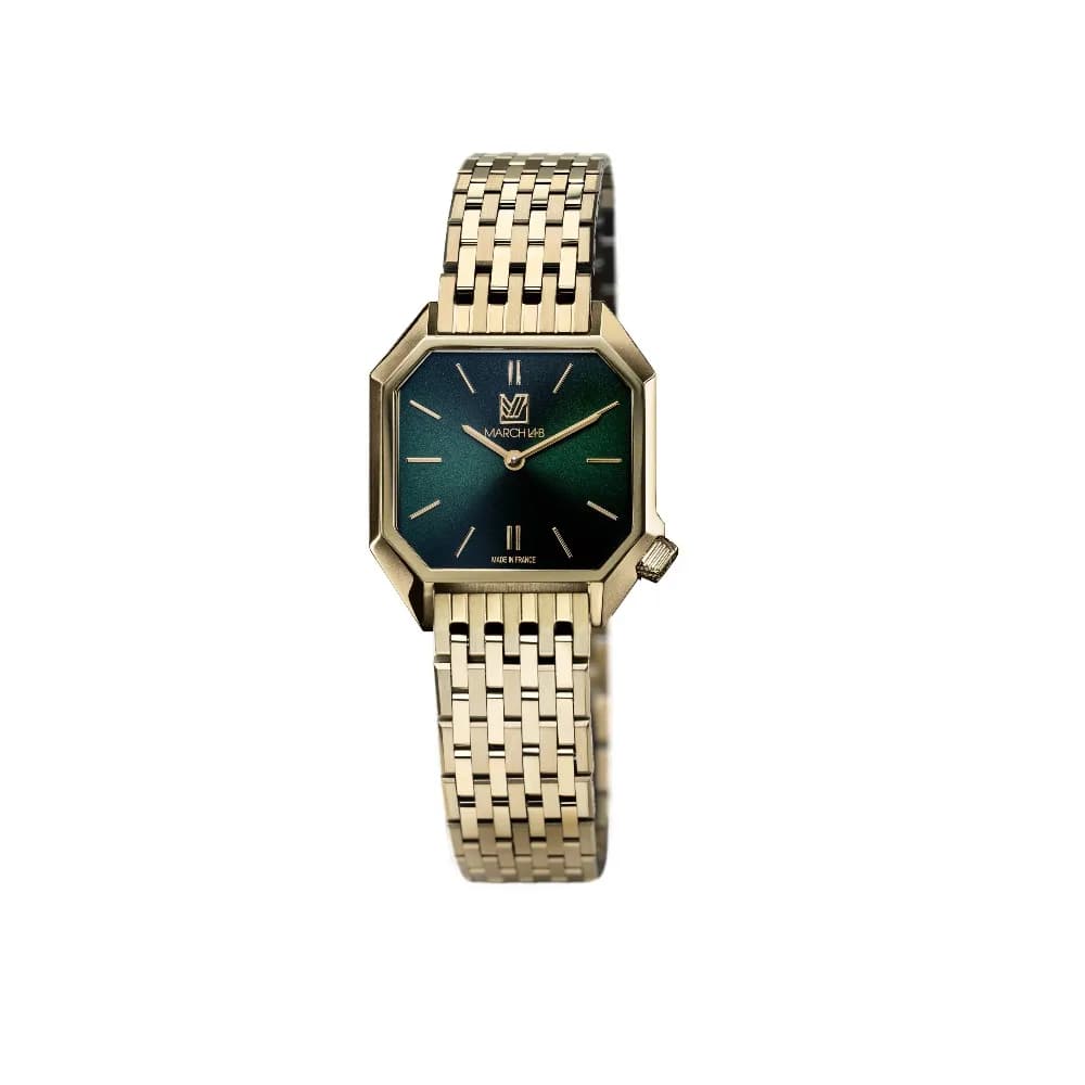 March LA.B Dandy Mansart Electrique - Emerald - Acier poli-brossé 9 Maillons