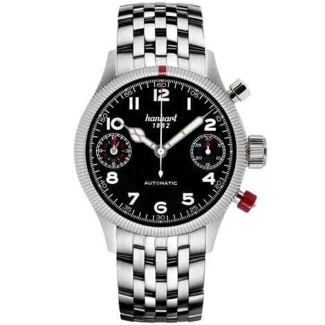 Hanhart Montre Hanhart Pioneer TwinDicator Automatique diamètre 45 mm- 731.210-6428